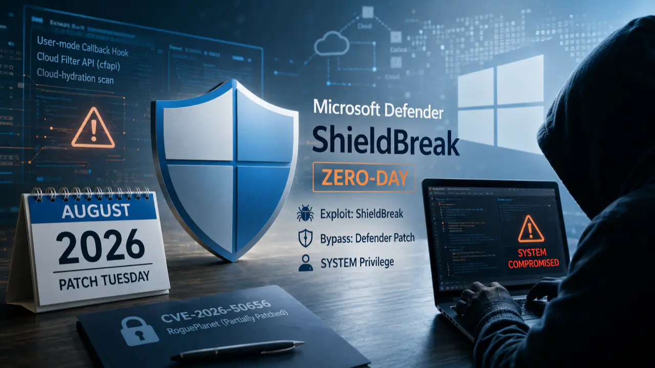 Microsoft Defender 爆 ShieldBreak 零時差漏洞　攻擊者可取得 SYSTEM 權限